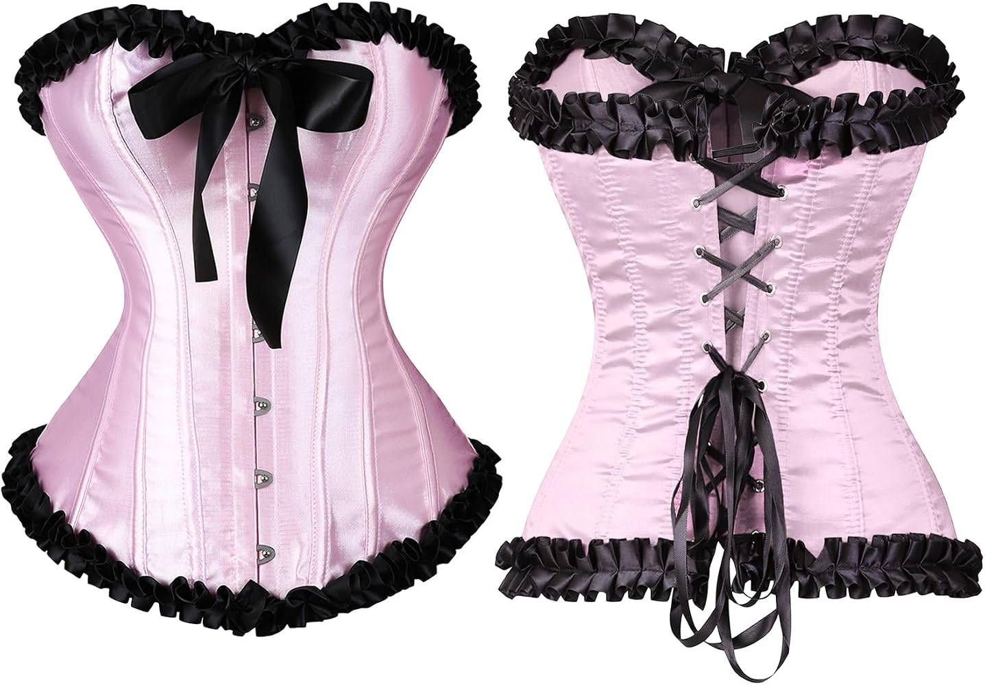 Corset ribbon satinado