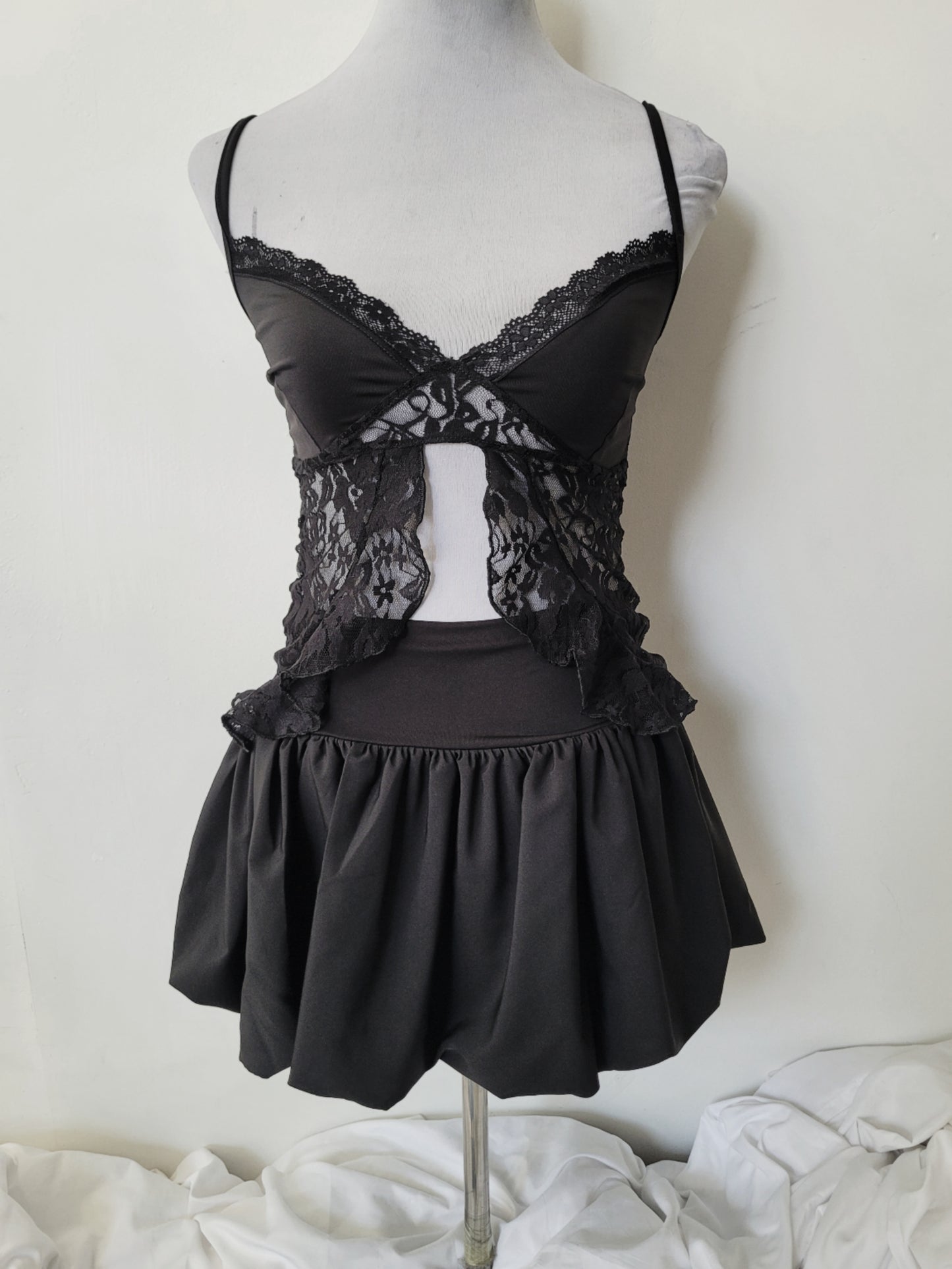 Top camisola encaje
