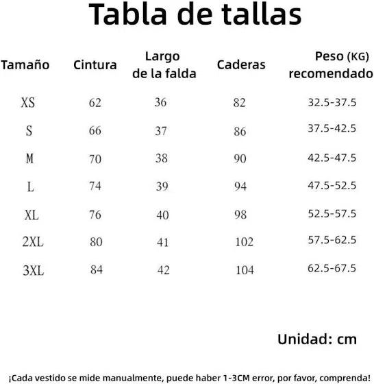 Falda tableada negra