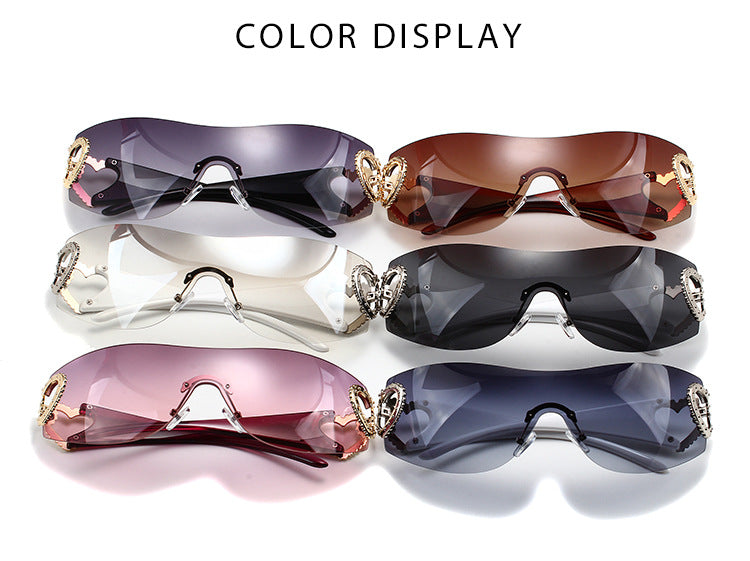 Lentes y2k corazones