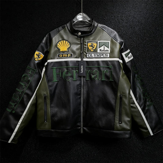 Chaqueta ferrari verde exclusiva