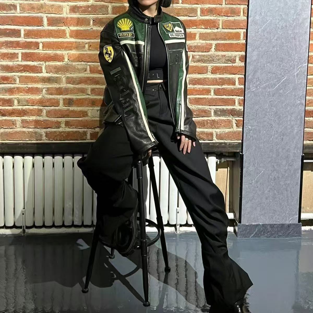 Chaqueta ferrari verde exclusiva