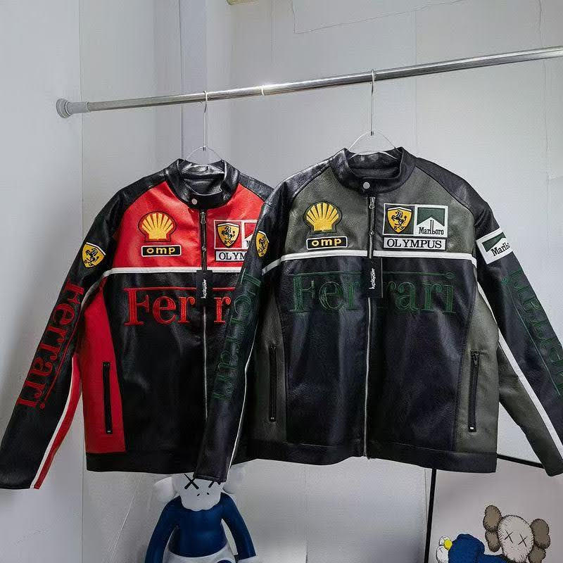 Chaqueta ferrari verde exclusiva