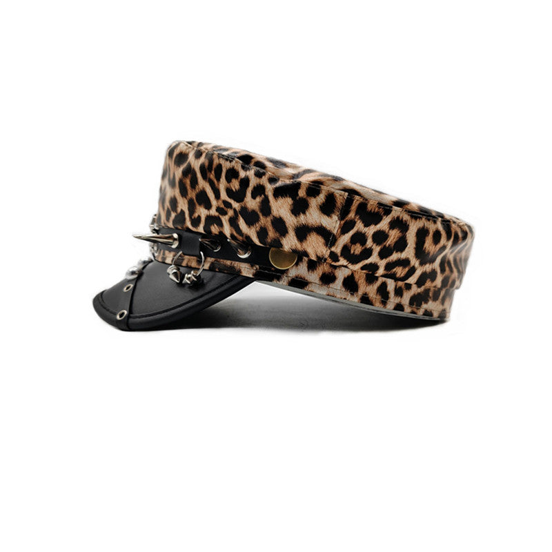Boinas Visera punk animal print