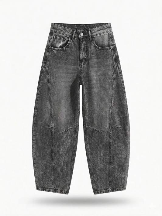 Pantalon baggy gris #destroyed