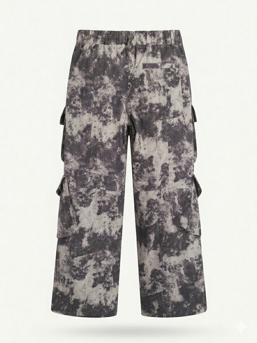Pantalon Cargo Camuflage oscuro