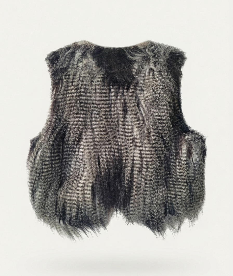 Chaleco Faux Fur "Silver Fox"