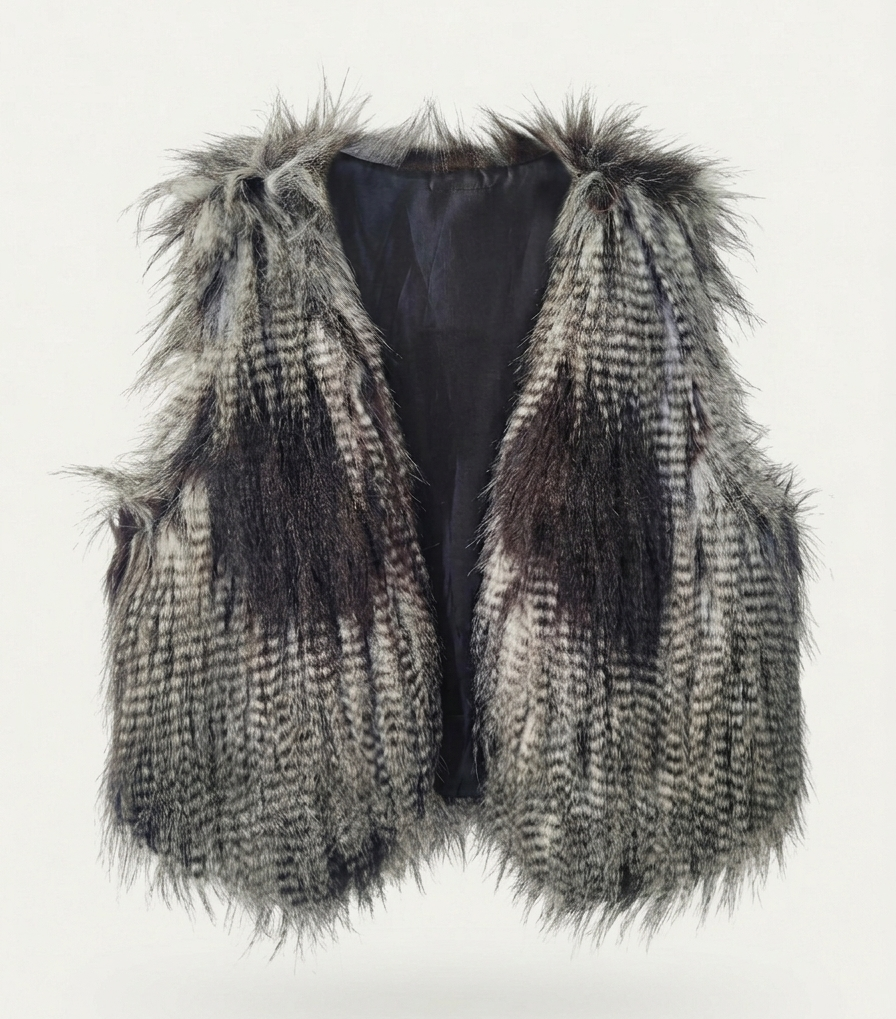 Chaleco Faux Fur "Silver Fox"