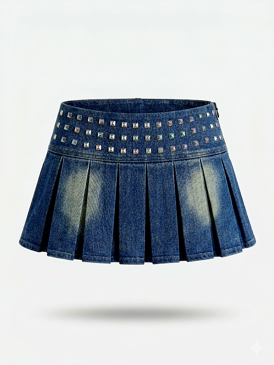 Mini falda tachas y2k-punked