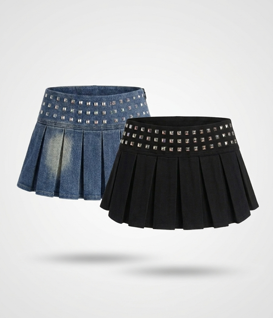 Mini falda tachas y2k-punked