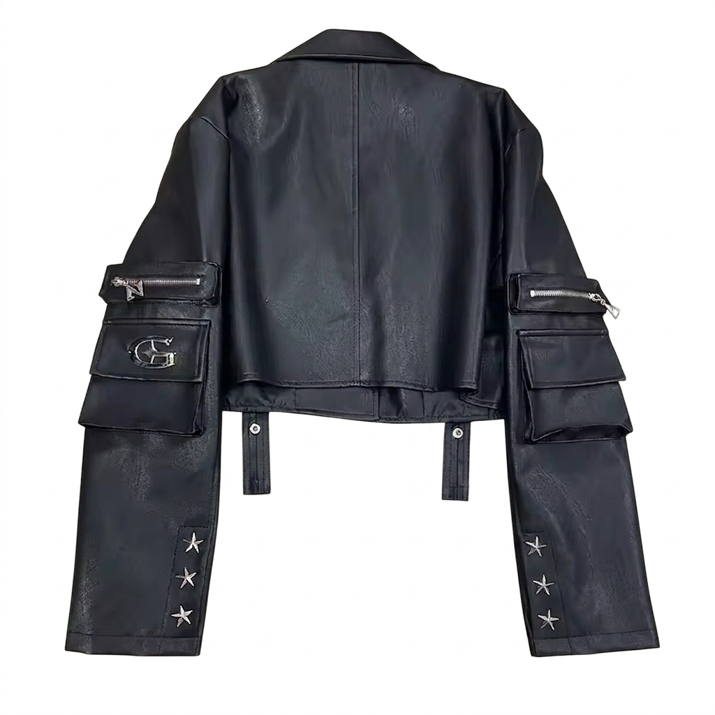 Chaqueta biker cyberpunk
