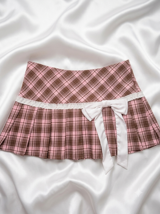 Minifalda tartan coquette
