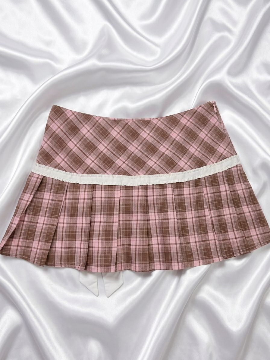 Minifalda tartan coquette