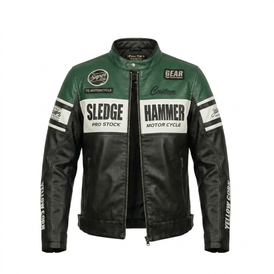 Chaqueta moto Hammer verde