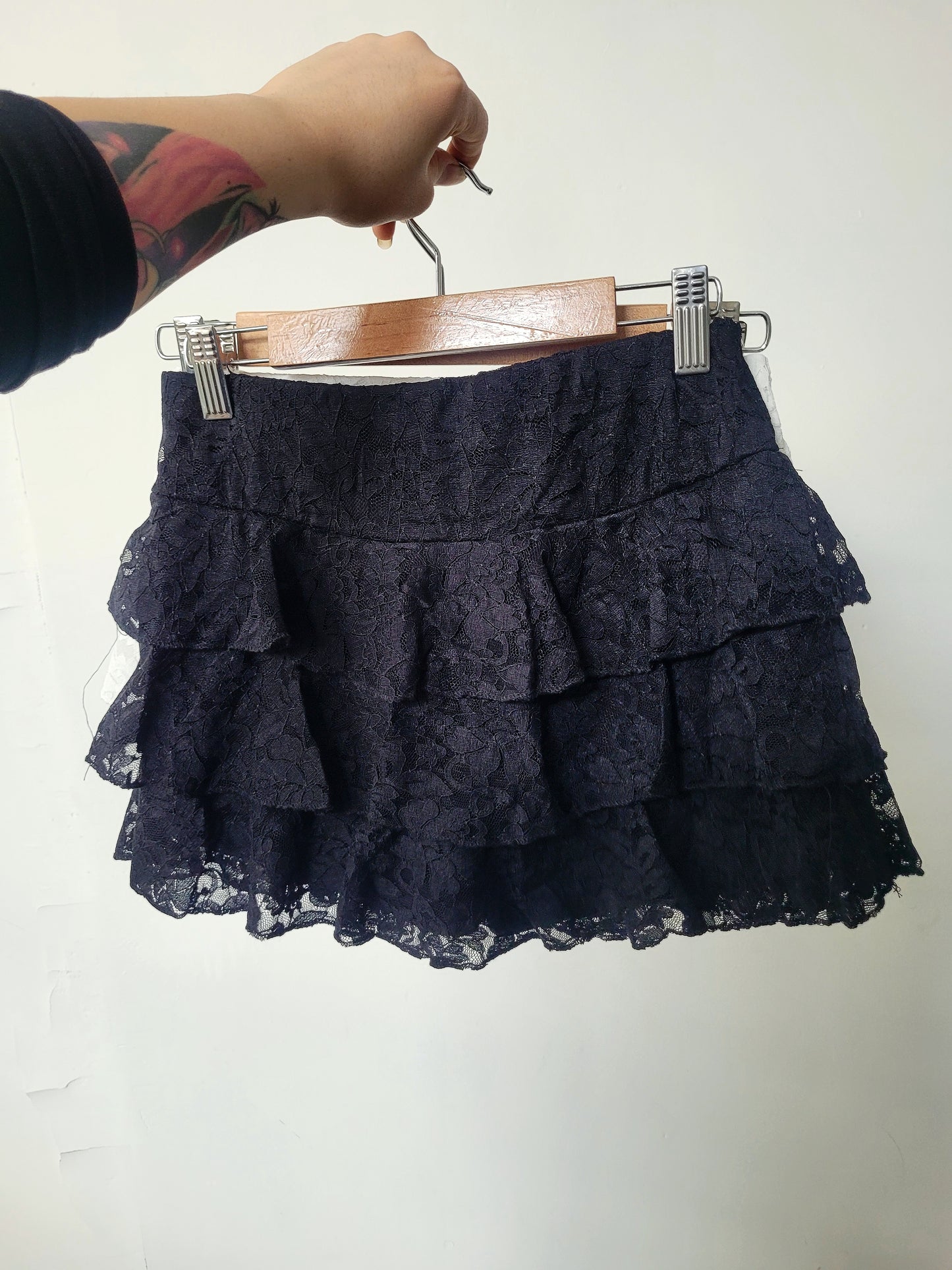Mini Falda Encaje en capas