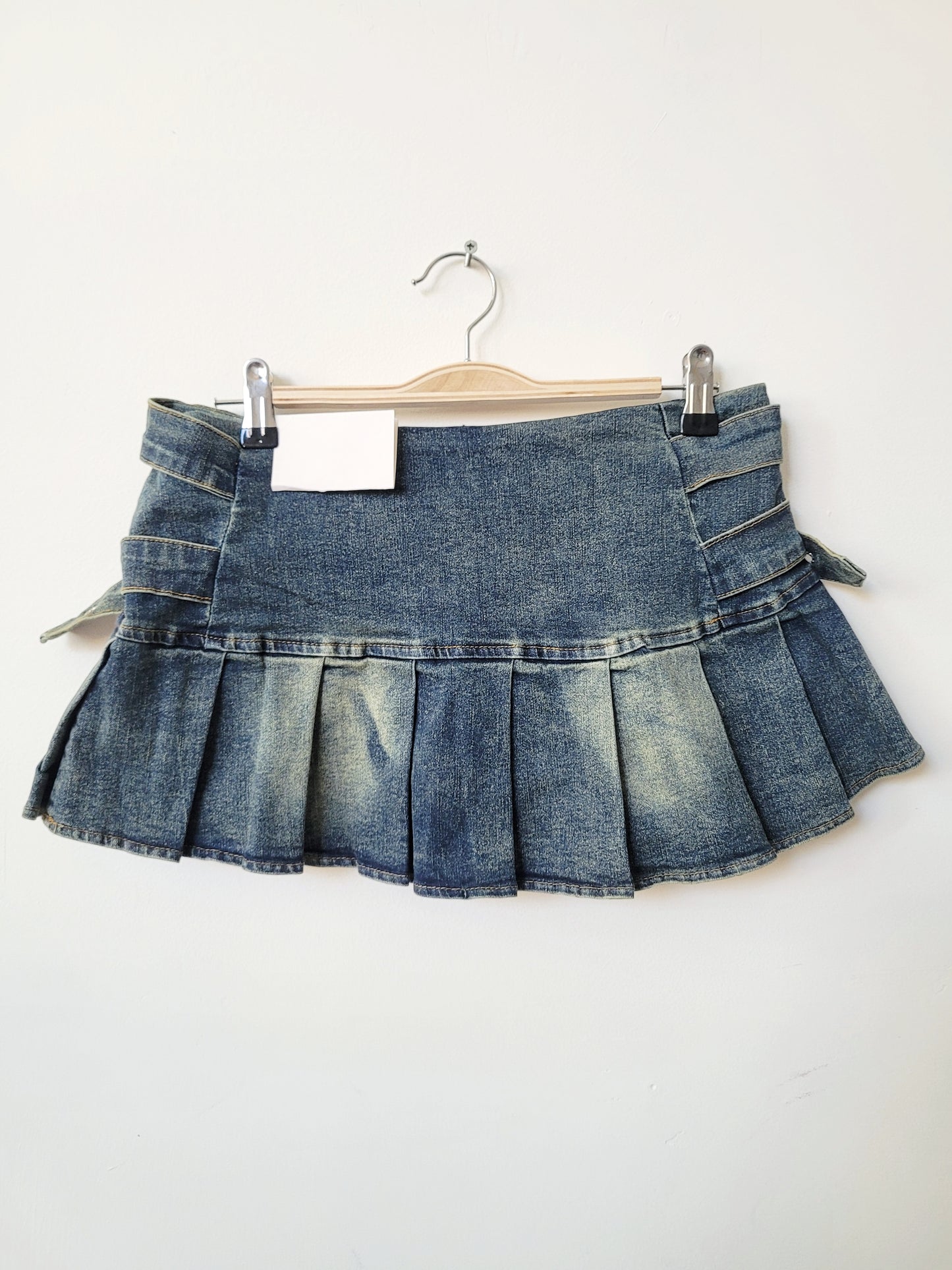 Falda Mini denim cruzada