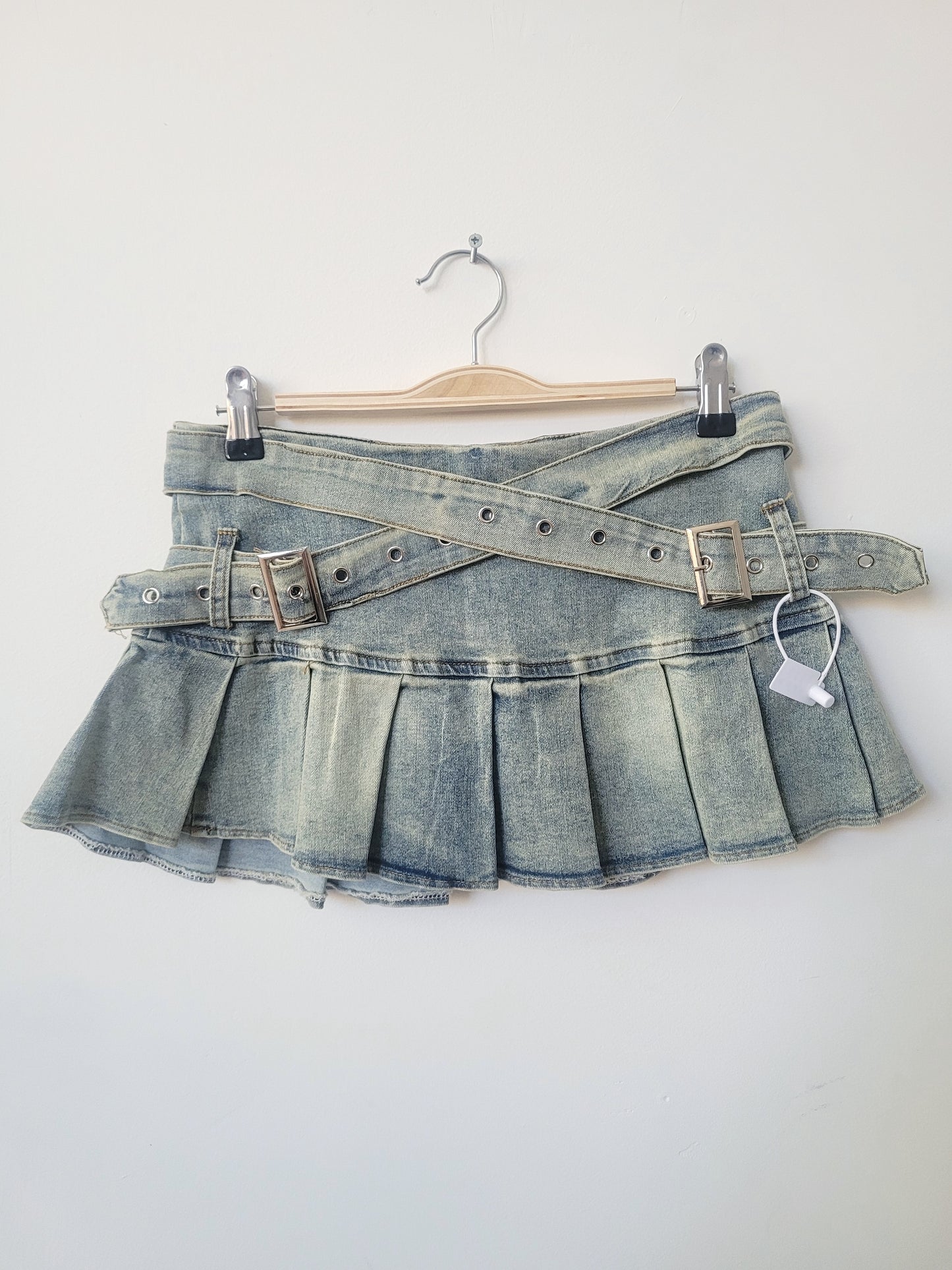 Falda Mini denim cruzada