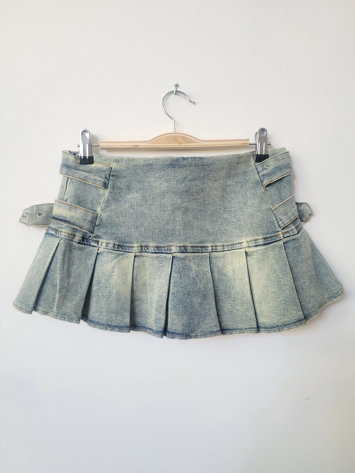Falda Mini denim cruzada