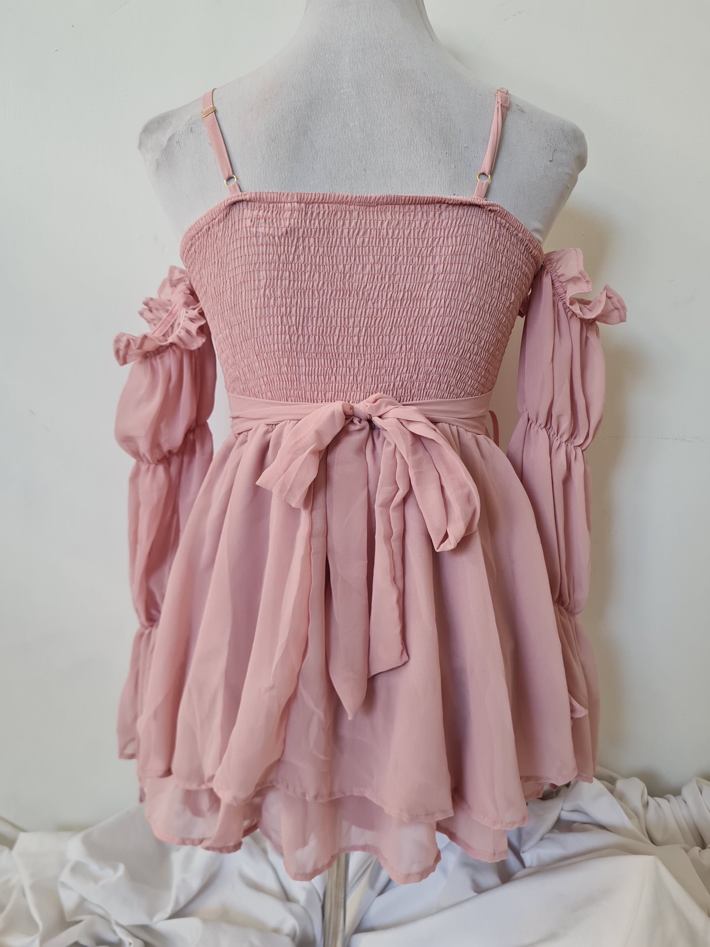 Vestido short Hada Corset Rosa