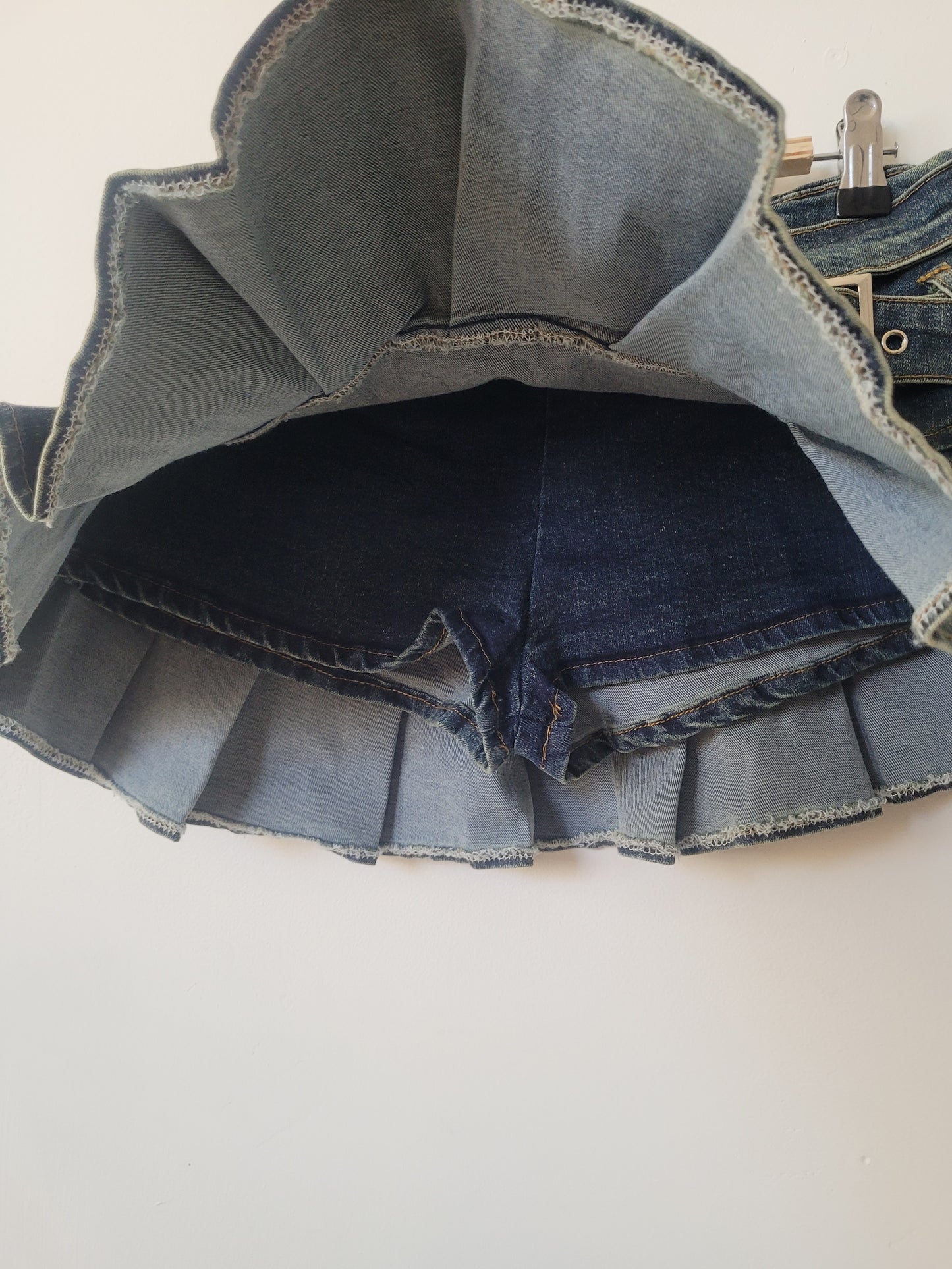 Falda Mini denim cruzada
