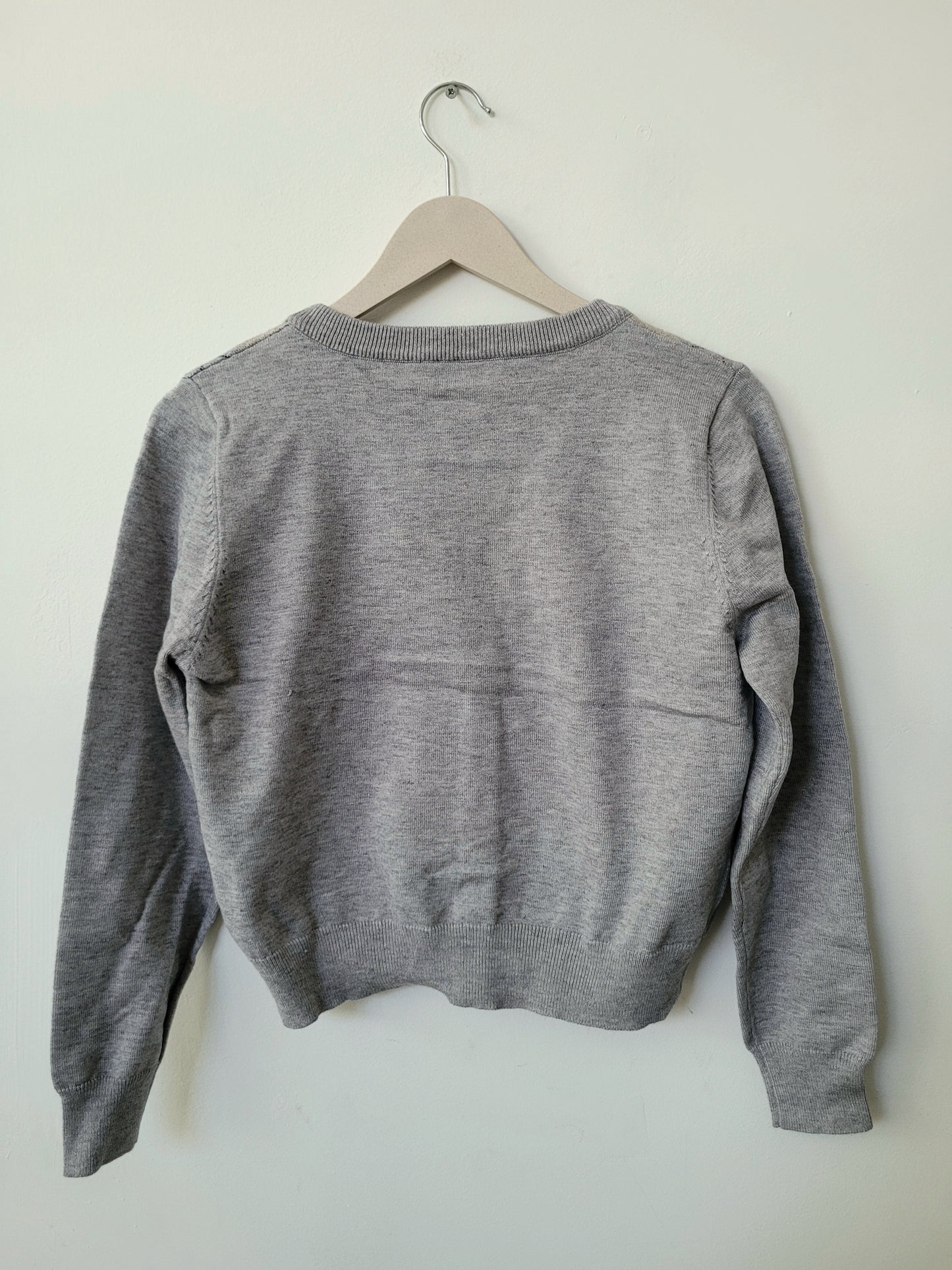 Cardigan gris rombos