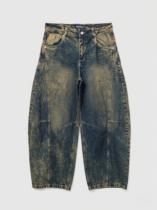 Pantalón Baggy #Ocre DESTROYED Nacional