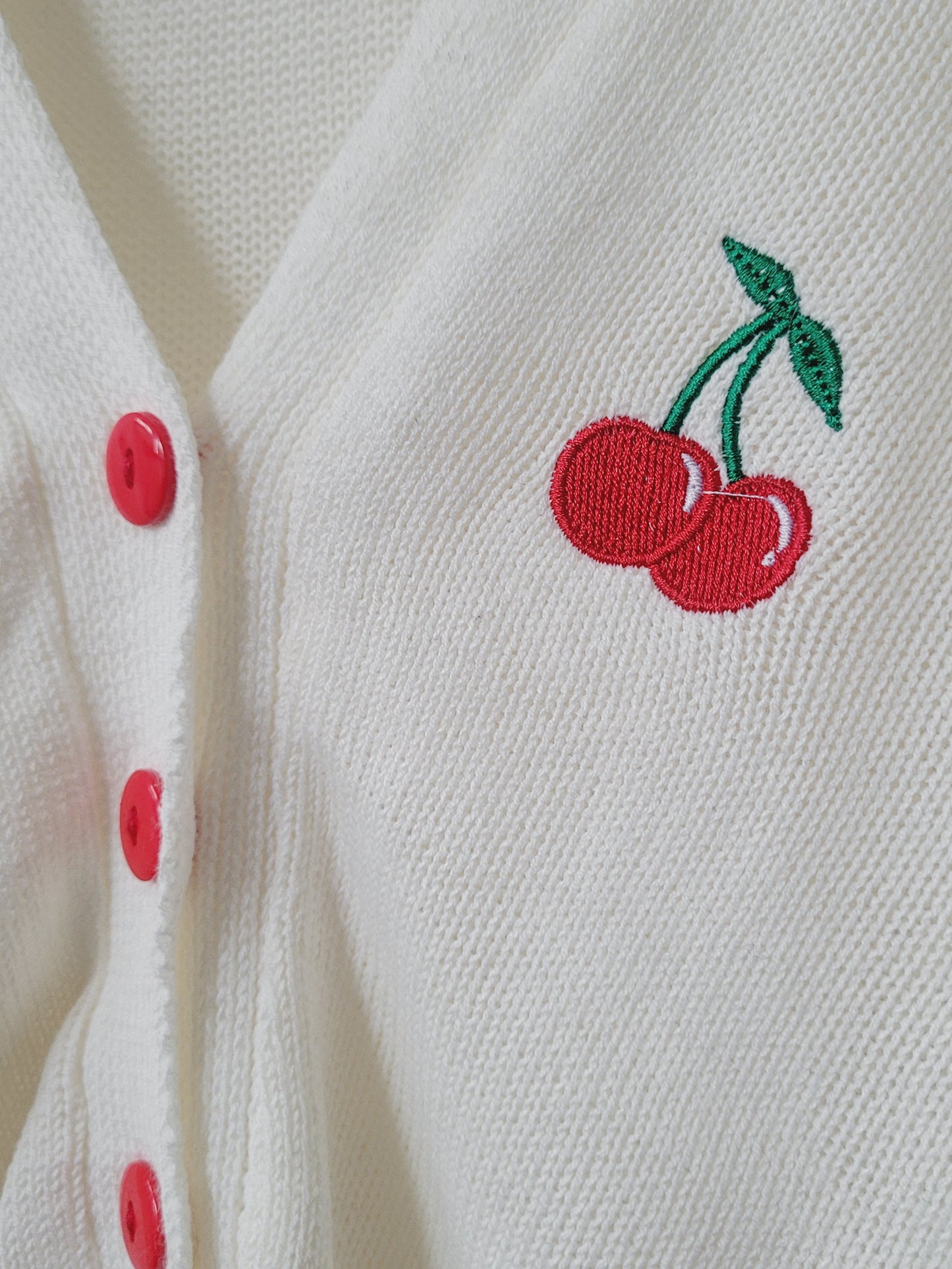 Cardigan guindas de punto
