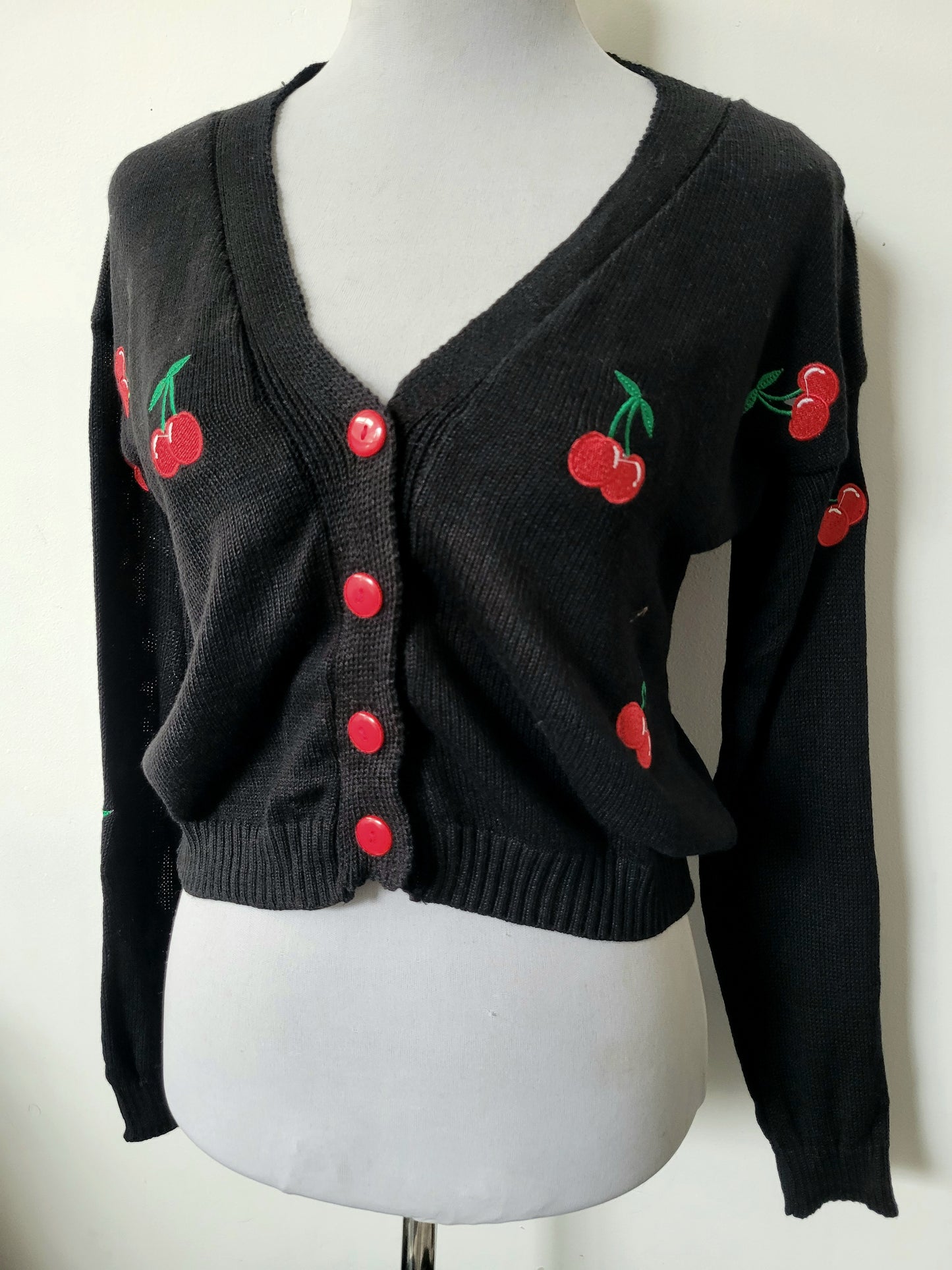 Cardigan guindas de punto