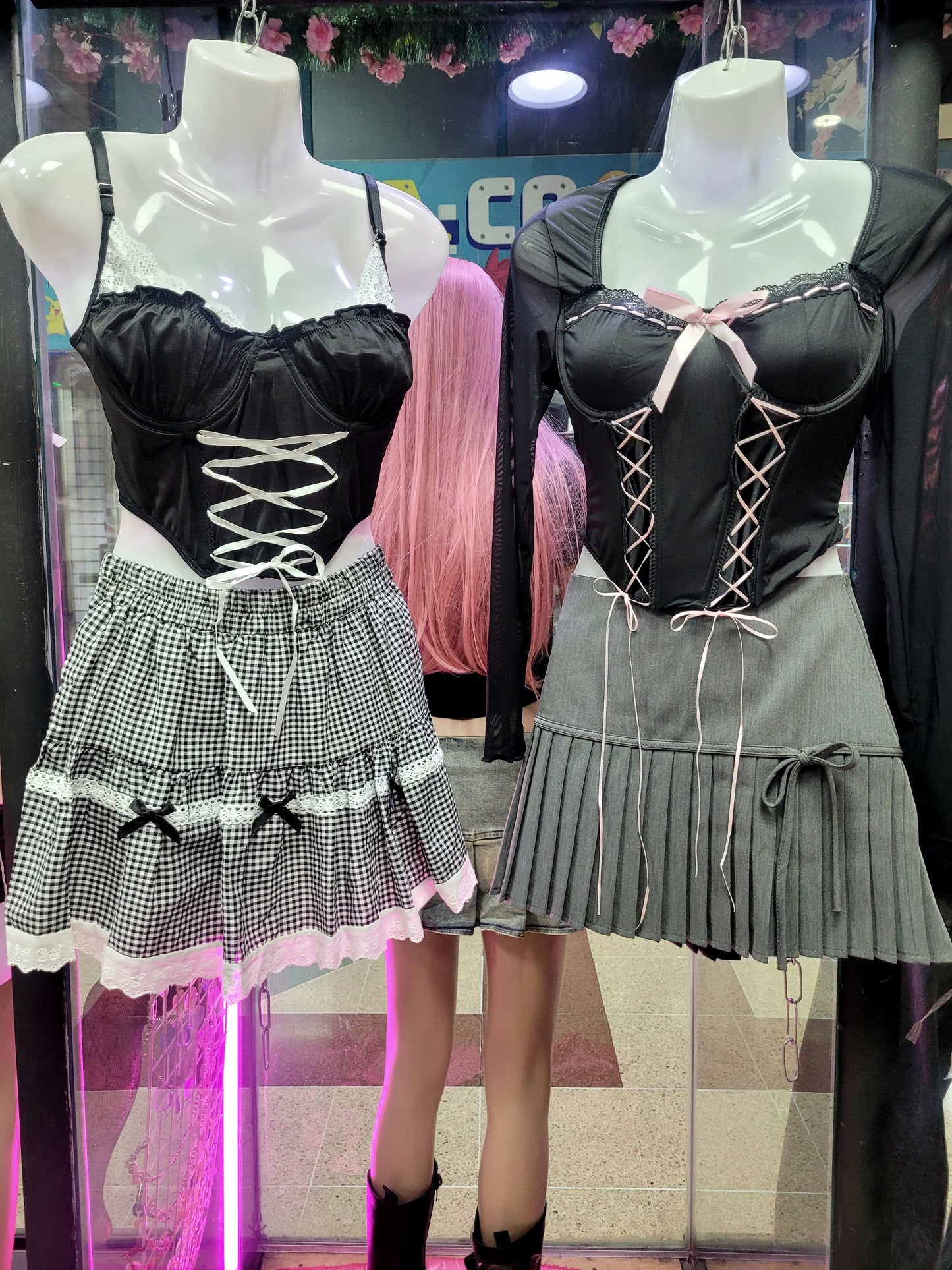 Top coqueto goth