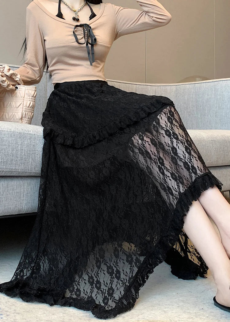 Falda midi encaje japan