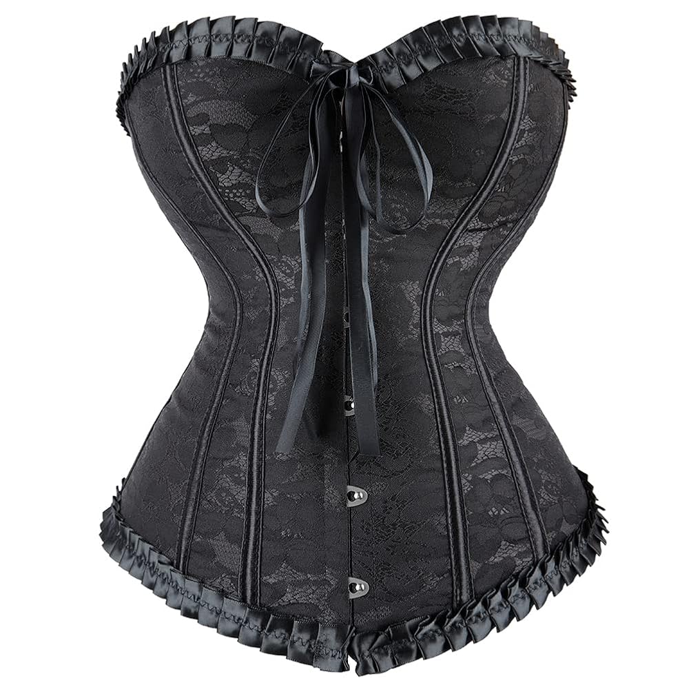 Corset victoriano gotico negro