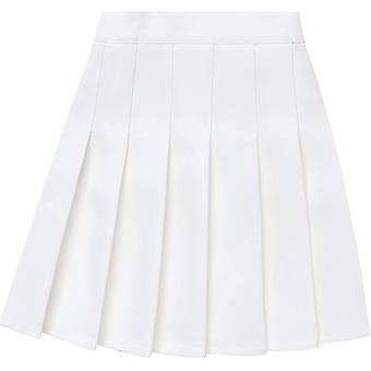 Falda Tableada blanca