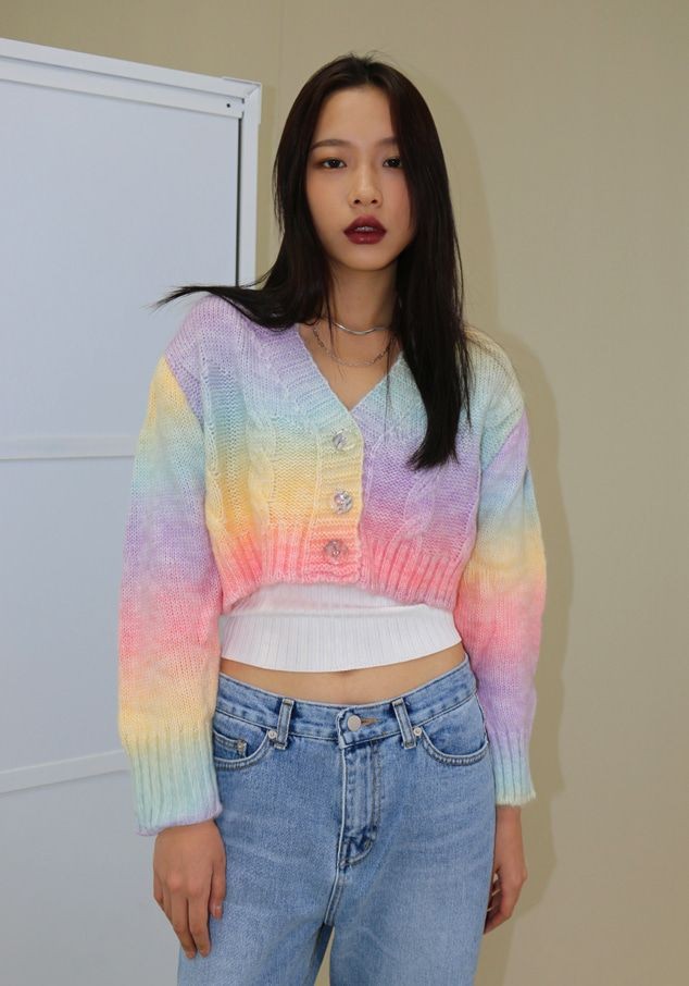 Chaleco cropped Tye Dye