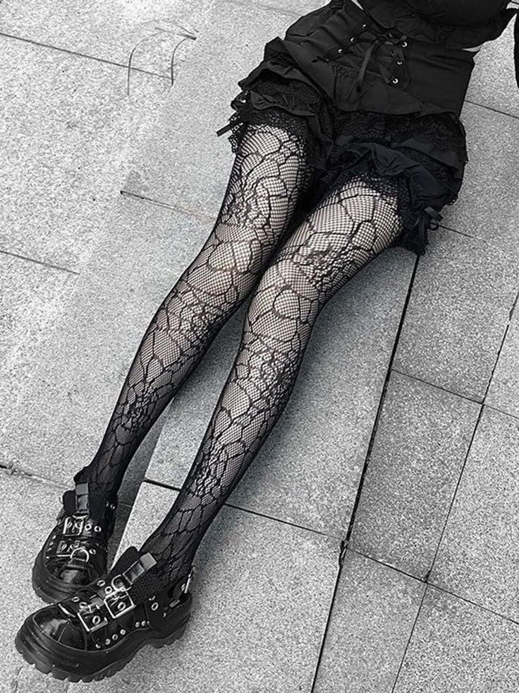 Pantys medias tela de araña