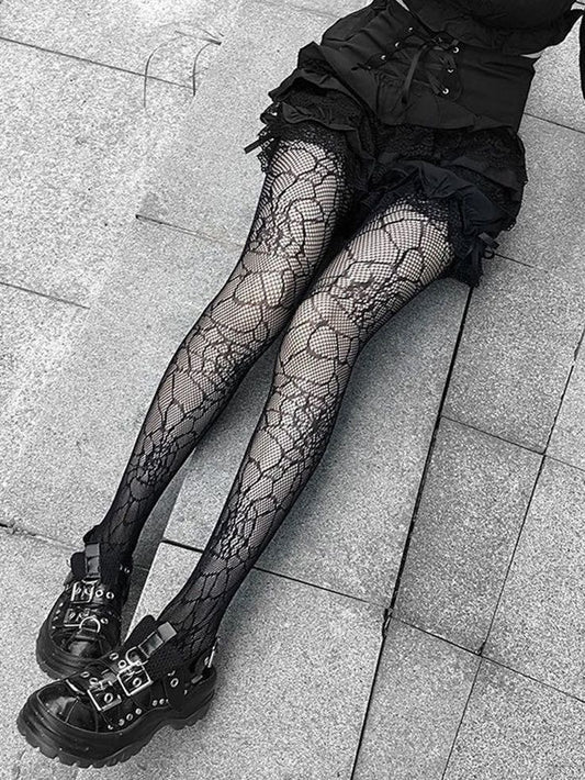 Pantys medias tela de araña