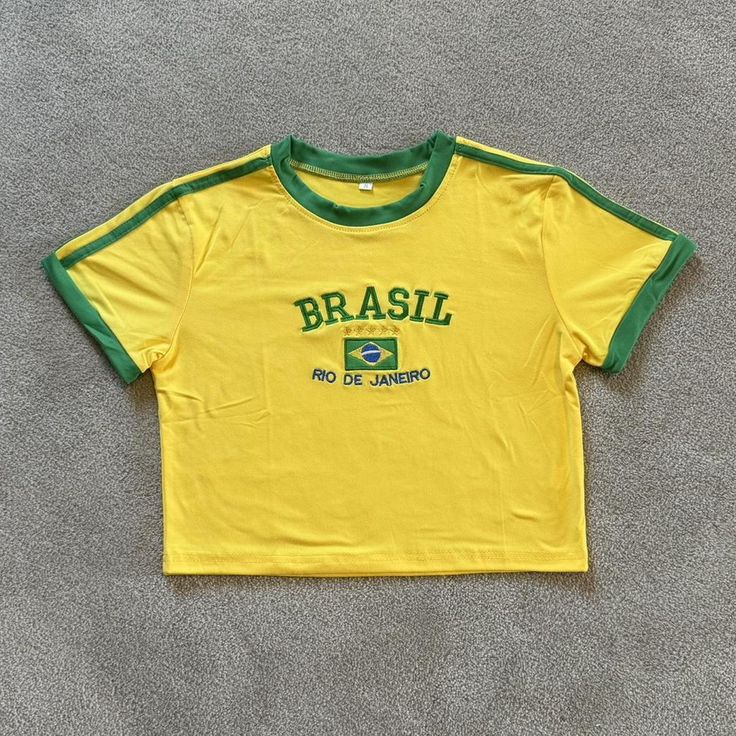 Top Brazil bordado