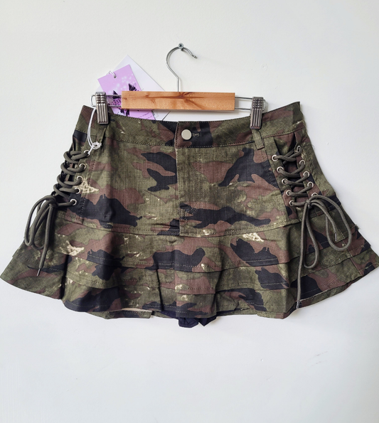 Minifalda CAMO 3 vuelos