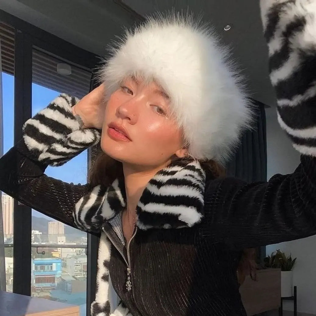 Gorro russian peludo