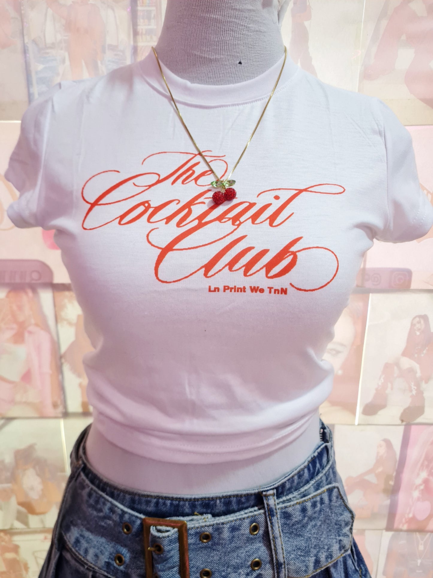 Baby tee Top Cocktail Club