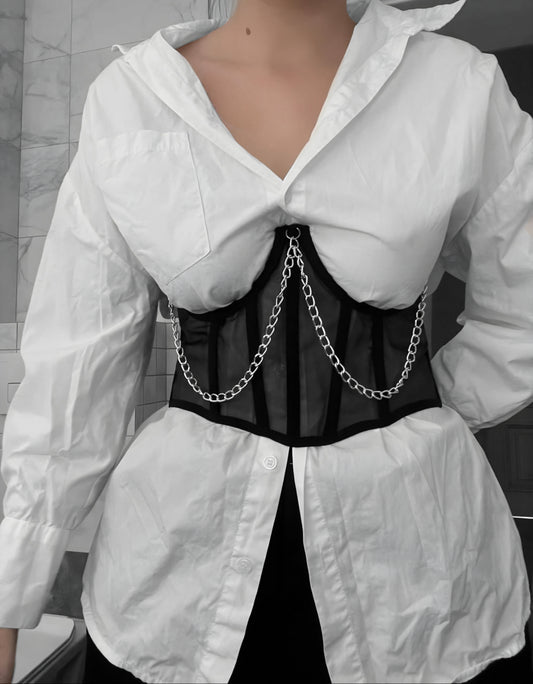 Bustier Corset cadenas