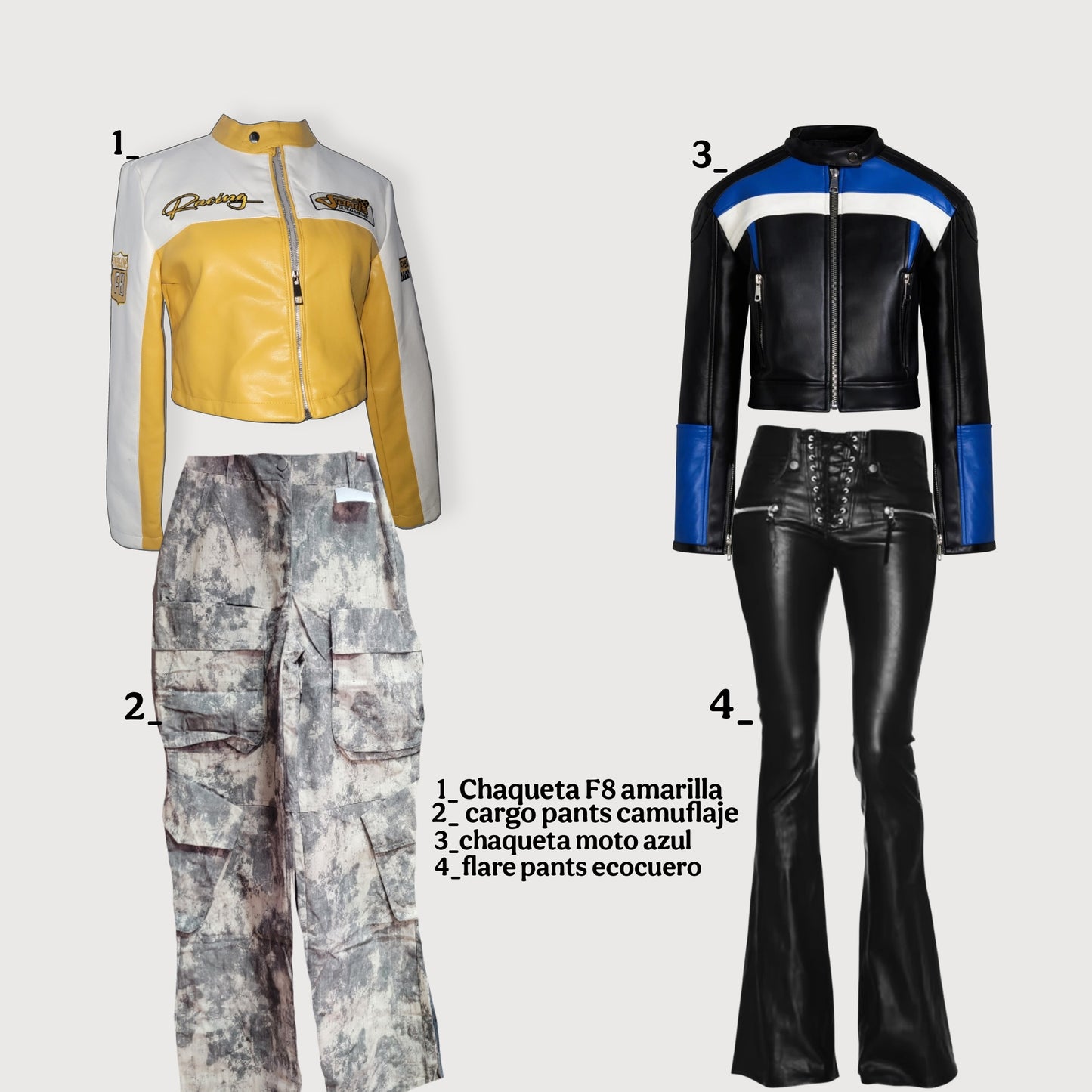 Formula 8 Jacket eco-cuero