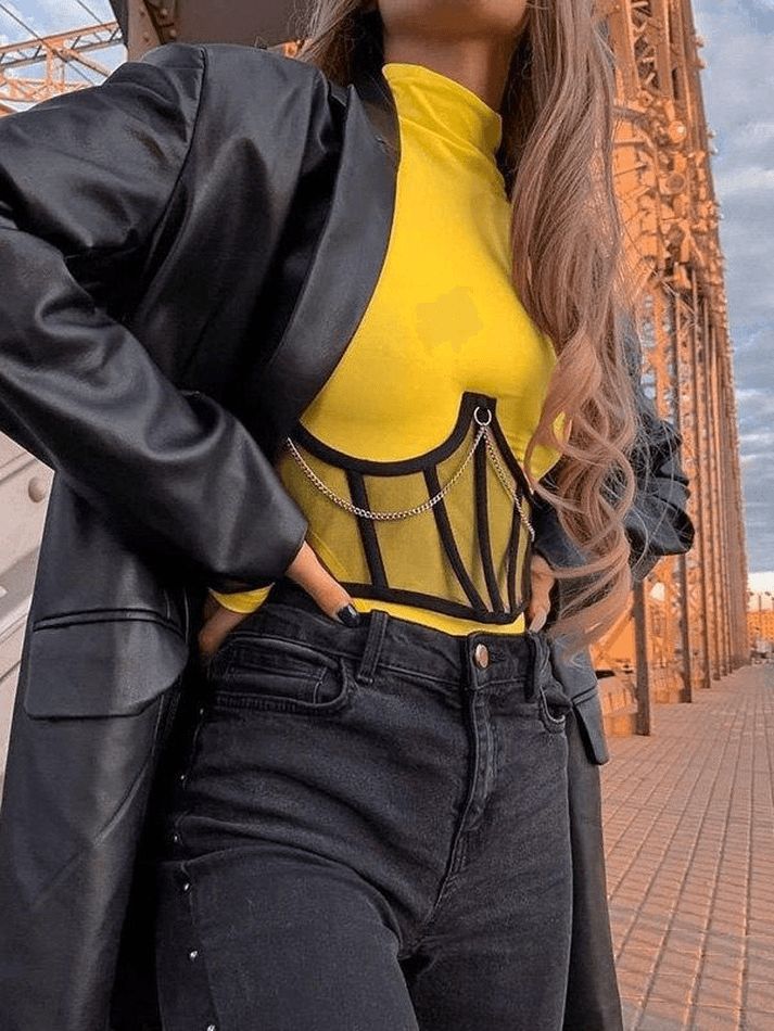 Bustier Corset cadenas
