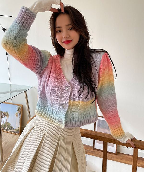 Chaleco cropped Tye Dye