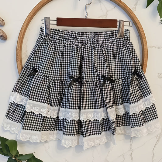 Falda Dollette cuadrille