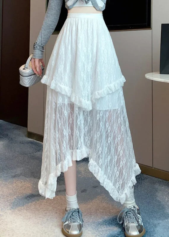 Falda midi encaje japan