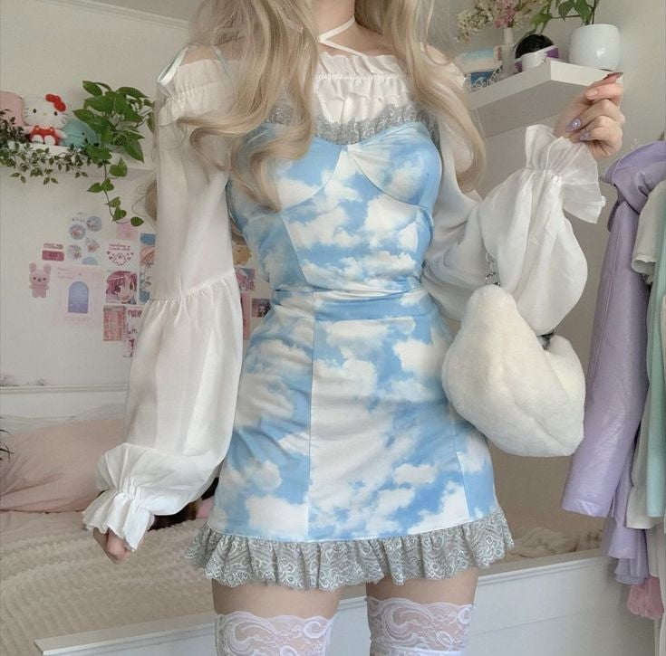 Vestido nubes