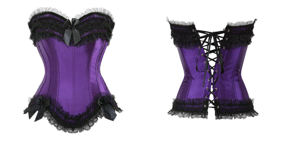Corset Moulin Rouge morado