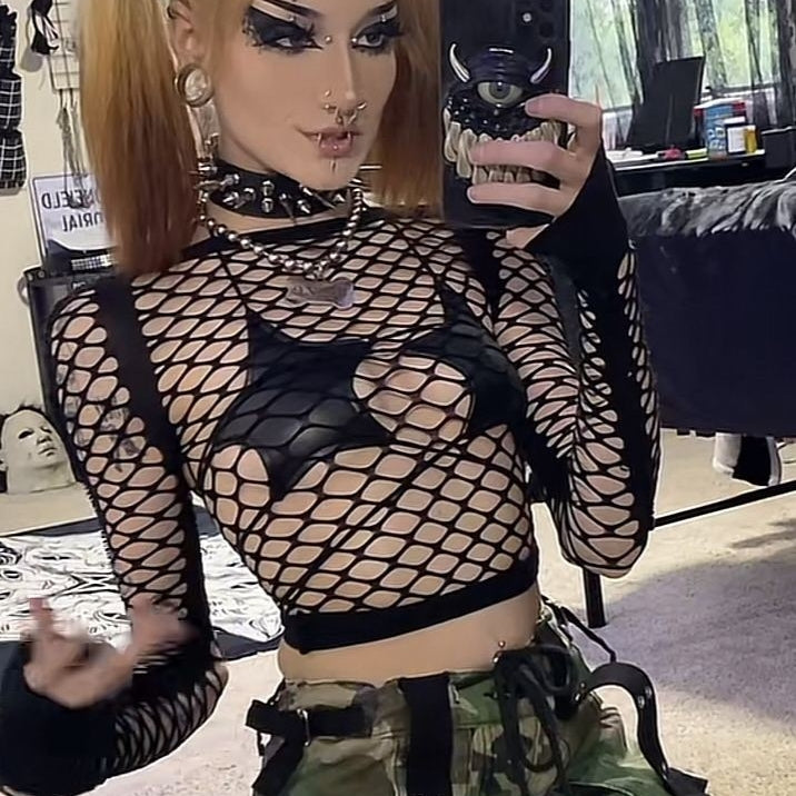 Top de red transparente