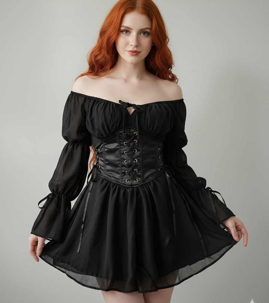 Vestido Corset Hada negro