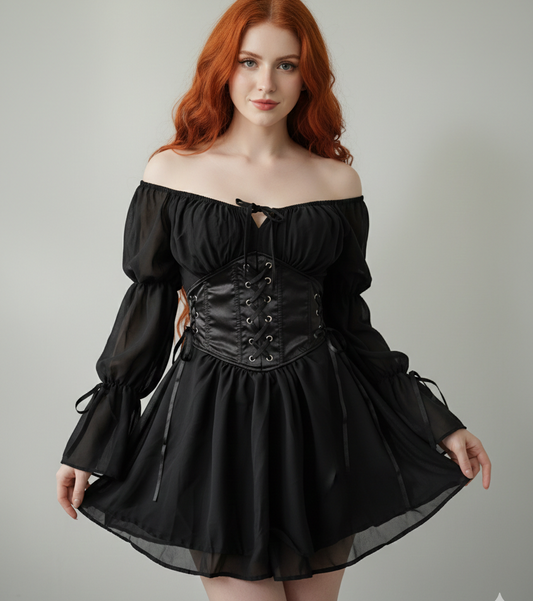 Vestido Corset Hada negro